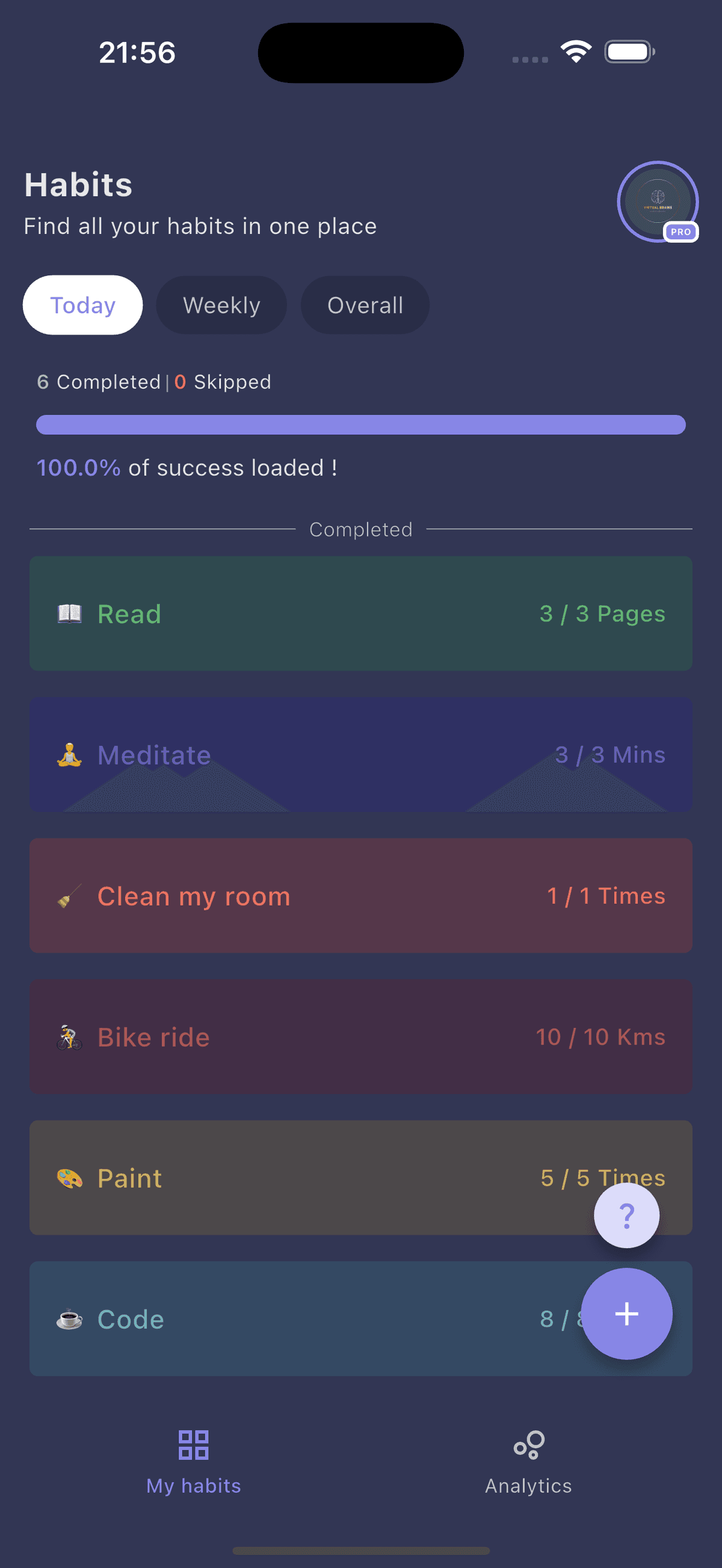 dashboard dark theme